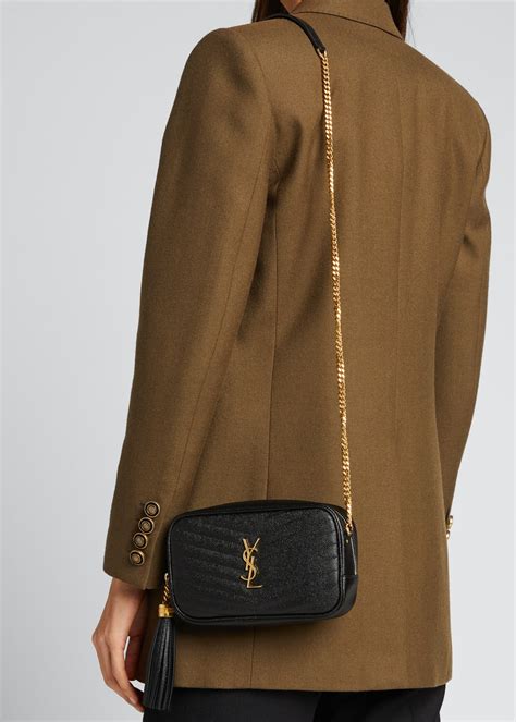 ysl purses crossbody|YSL black crossbody with tassel.